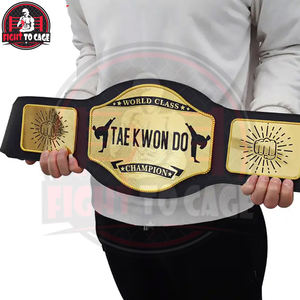 Créez votre propre ceinture de championnat personnalisée légère et réglable en cuir pour MMA, lutte, boxe et arts martiaux mixtes - Product Image 3