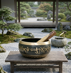 Cuenco tibetano para meditación profunda - Cuenco de sonido metálico profesional para yoga y sanación de chakras - Product Image 4