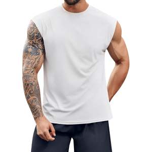 2025 hommes entraînement débardeur séchage rapide sans manches gymnastique Fitness entraînement chemise XL taille 3D musculation entraînement musculaire - Product Image 4