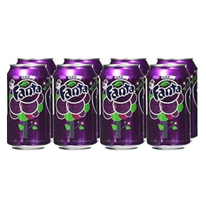 Refresco de Uva Fanta, Paquete de 12 Latas de 355 ml, Apto para Cadenas de Tiendas Minoristas, Supermercados y Tiendas de Conveniencia, Exportación Global - Product Image 2