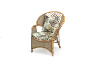 Fauteuil COBANA en rotin fait main, design moderne et classique d'inspiration asiatique, idéal pour salon, maison et hôtel, adapté aux appartements. - Product Image 2