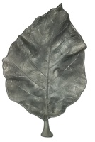 Plat de service en aluminium artisanal en forme de feuille, plateau de service alimentaire, vaisselle moderne, plateau pour hôtel et restaurant
