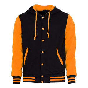 Chaqueta Varsity de Invierno Personalizada al por Mayor con Logotipo Bordado, 100% Lana, Resistente al Viento, Transpirable, Casual, Unisex para Hombre - Product Image 2