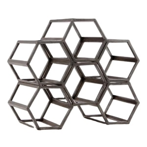 Support à bouteilles de vin et support pour cerf en aluminium moderne et écologique pour la décoration de bar à domicile par Nyxora Atelier - Product Image 1
