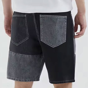 Shorts en jean droits pour hommes, style Y2K, respirants, séchage rapide, 100 % coton, coupe décontractée, pour l'été, la fête et le streetwear – Vente en gros - Product Image 2