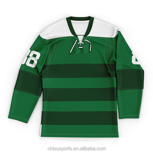 Wholesale Custom <b>Long</b> Sleeves Fleece Ice Hockey Hoodie Jersey Polyester Fabric Sublimation Ice Hoodies Hockey Uniform 280g - Product Image 2