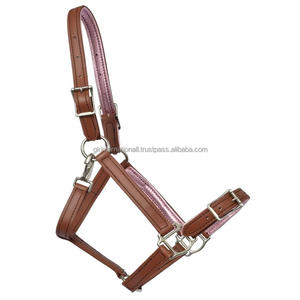 CABALLERO DE CUERO SMART PREMIUM Diseño Chapado en latón Caballete de cuero con relleno de vaca y accesorio de latón - Product Image 6