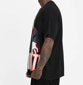 Camiseta Casual de Verano para Hombre, Estilo Vintage, con Estampado de Anime Itachi Uchiha, Tejido de Poliéster/Algodón, Lavado, Corte Holgado, Manga Corta - Product Image 6