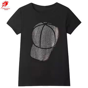 Camisetas de Moda para Hombre con Pedrería, Textura Suave, Diseño Personalizado con Piedras, Aspecto Elegante, Alta Demanda - Product Image 1