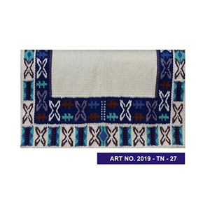 Tapis de selle d'équitation sans arceau de haute qualité, design western fin, en laine de Nouvelle-Zélande et rembourrage en polyester, en polycoton, pour le dressage anglais - Product Image 2