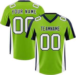 Camiseta de Fútbol Americano 100% Poliéster Sublimada por Transferencia de Calor, Tejido Transpirable y Suave - Product Image 2