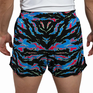 Pantalones Cortos de MMA para Hombre con Logotipo Personalizado, Impresión por Sublimación, Elásticos, 100% Poliéster, para Boxeo Tailandés, Kickboxing, Entrenamiento y Combate, Corte Regular para Adultos - Product Image 6