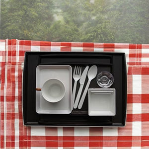 Cucharas de plástico desechables económicas Oferta de personalización de material PS y PP ligero Fabricado en Vietnam para pedidos a granel - Product Image 1