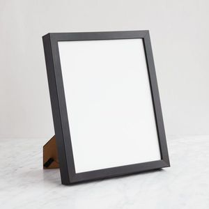 Cadre photo en bois naturel pour table et mur – Cadre photo élégant fait main pour la famille, les couples, les mariages, les anniversaires - Product Image 2