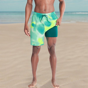 Custom Logo <b>Men</b> Swim <b>Trunks</b> Quick Dry Beach Shorts Breathable Mesh Lining Swimwear Board Shorts <b>Men's</b> Shorts - Product Image 5
