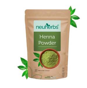 Poudre de henné Neuherbs - 100g pour la coloration des cheveux |   Favorise la croissance des cheveux |   100% pur et naturel, sans conservateurs ajoutés - Product Image 1