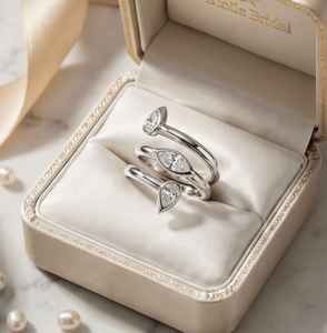 แหวนเพชรทรงบริลเลียนต์ AMBER JEWELS รุ่นคลาสสิค สำหรับทั้งชายและหญิง ทองคำแท้ 18K ตัวเรือนแบบหนามเตย ชุบโรเดียม ได้รับการรับรองจาก IGI คุณภาพเยี่ยม - Product Image 3