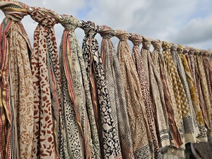 Wholesale Hand Block Print <b>Sarong</b> Stylish Boho Hand Block Print Cotton Wrap Skirt <b>Sarong</b> Organic Cotton Hand Block Print <b>Sarong</b> - Product Image 4