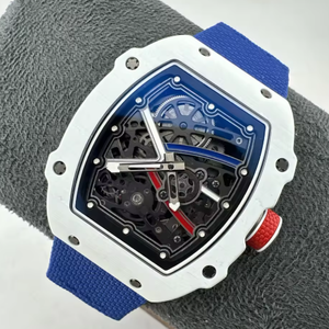 Montre mécanique de luxe ultra-fine, squelette, bracelet en toile, légère, sportive, automatique, haute qualité, verre saphir, 100 bars - Product Image 2