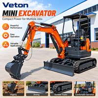 Mini-excavatrice avec moteur Kubota, certifiée CE et conforme aux normes d'émission Euro V, adaptée au marché européen