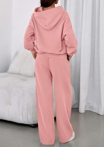 <b>Women's</b> Oversized <b>Hoodie</b> Tracksuit Set Premium Fleece <b>Hoodie</b> Jogger Set For <b>Women</b> <b>Women's</b> Athleisure <b>Hoodie</b> And Sweatpants Set - Product Image 5