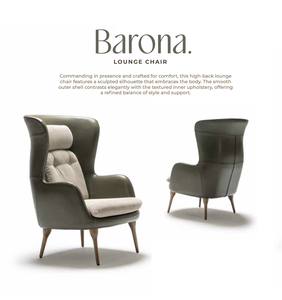 Fauteuil lounge moderne à dossier haut avec accoudoirs, inclinable manuellement et rembourré en mousse, revêtement en cuir PU pour salon et hôtel - Product Image 1