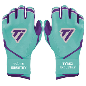 Gants de frappe de baseball professionnels en cuir pleine fleur de qualité supérieure, légers et durables, avec fermeture à pression et logo personnalisé - Product Image 6