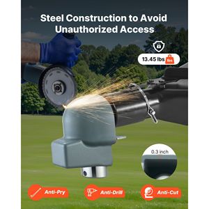 Serratura per Gancio di Traino Rinforzato da 2-5/16 Pollici (Tipo Bulldog) con 3 Chiavi, Resistente alla Corrosione per Rimorchi di Barche e Moto d'Acqua - Product Image 3