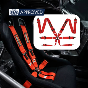 Professional FIA 8853 2016 Racing Harness ECO A 6 Point Seat Belt With 3 Inch Webbing And Custom Color Service OEM ODM Factory - Product Image 2