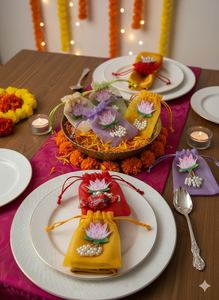 Potlis Tradicionales Indios de Algodón para Damas de Honor, Multicolores, para Bodas, Pooja, Regalos, Fiestas, Eid, Ecológicos - Product Image 4