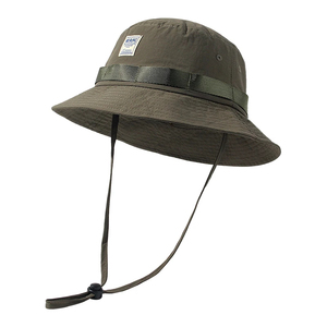 Nouveau chapeau bob en toile vert olive unisexe avec sangle réglable pour l'extérieur printemps-été décontracté adulte 56-58CM - Product Image 1