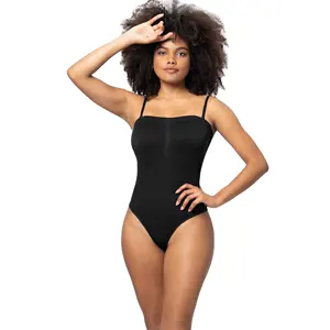 Detachable shoulder straps Strapless one piece hip hip lifting shapewear slimming seamless women's body shaper