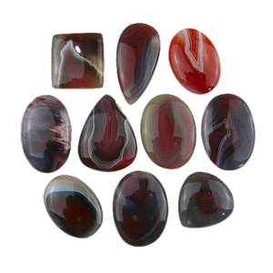 Cabujones de ágata de Botsuana, ovalados, en forma de lágrima, varias formas, piedras preciosas sueltas para vendedores minoristas - Product Image 1