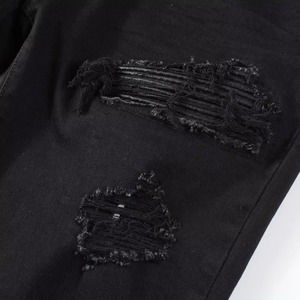 Jeans en denim sur mesure pour hommes, respirants, séchage rapide, délavé moyen, décontractés, mode outdoor, 100% coton, vente en gros, hiver - Product Image 6