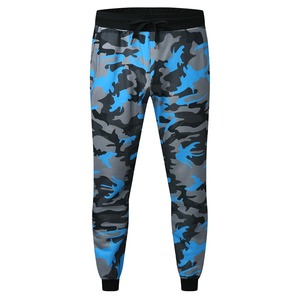 Pantalon de jogging camouflage de haute qualité pour homme, taille élastique avec cordon de serrage, coupe ajustée, confortable, style streetwear, idéal pour l'entraînement - Product Image 4