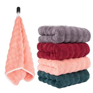 Serviette de toilette de luxe pour hôtel, en coton épais, très absorbante, séchage rapide, serviette de bain, commandes en gros OEM, serviette en microfibre corail - Product Image 1
