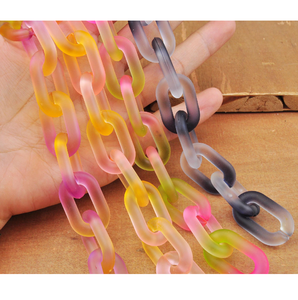 Resin Link Chain Wall Decorative Pieces Transparents Color Latest Designer Custom Home Decor Resin Chain Links with High Quality - Product Image 1