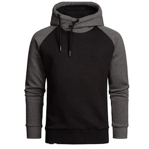 Sudadera con Capucha para Hombre, Diseño de Parches, Estilo Casual, Corte Regular, con Bolsillos, Forro Polar, Transpirable, Ecológica, para Otoño - Product Image 4