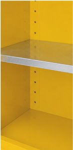 Armoire de sécurité double porte en acier jaune pour le stockage de produits chimiques inflammables, usage commercial, laboratoire, entrepôt, personnalisable, Selangor - Product Image 3