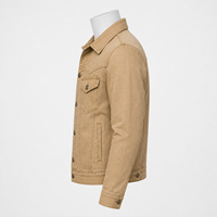 Veste en jean d'hiver pour homme de haute qualité, tissu 100% coton durable, écologique, coupe-vent, coupe confortable, design élégant, décontractée