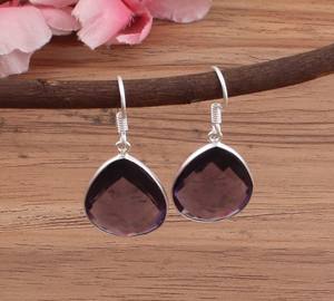 Wholesale Natural Amethyst Rings 925 Sterling Silver Purple Gemstone Wedding <b>Jewelry</b> Manufacturer Bulk Price - Product Image 5