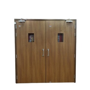 Puerta Cortafuego de Madera para Edificios, Torres Residenciales y Uso Comercial, Suministro Directo de Fábrica, Disponible a Precio Accesible - Product Image 1