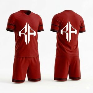 Uniforme de Fútbol Personalizado de Manga Corta para Hombre, 2026, Calidad Premium, Transpirable, Secado Rápido, 100% Poliéster, Logotipo Personalizado, Verano, OEM - Product Image 1