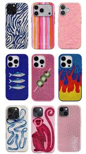 Funda de Teléfono Bordada a Mano con Diseño de Pez Ángel, Color Naranja, Forma Rectangular, con Cuentas de Vidrio y Base de Tela de Poliéster - Product Image 6