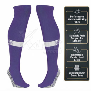 New Stylish Athletic Soccer Training Goalkeeper <b>Socks</b> Thigh High Spandex/Polyester for Adults Comfortable Breathable <b>Long</b> - Product Image 6