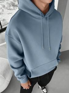 Sweat à capuche classique pour femme, personnalisé, de haute qualité, en tissu gaufré, doublé pour l'hiver, uni, avec logo frontal, poches et polaire légère - Product Image 5