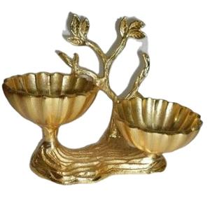 Juego de 2 Cuencos de Aluminio Clásicos de Lujo para Frutas y Dulces, Personalizables con Tamaño a Medida para Decoración de Bodas o Regalos Empresariales - Product Image 1