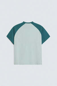 T-shirt pour homme en coton 100% éco-responsable, fabriqué au Pakistan, personnalisé, bicolore vert clair et vert foncé, style décontracté, style streetwear - Product Image 6
