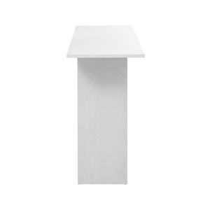 U_STYLE Mesa de consola de chapa de fresno moderna con diseño curvo con estante para entrada Pasillo Sala de estar Vestíbulo Pasillo - Product Image 5