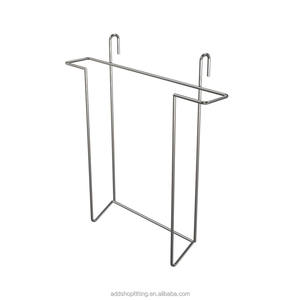 ชั้นโชว์ติดผนังเหล็กโครเมียมที่ใส่การ์ดแบบตะแกรงติดตั้งง่ายสำหรับร้านค้าปลีก - Product Image 4